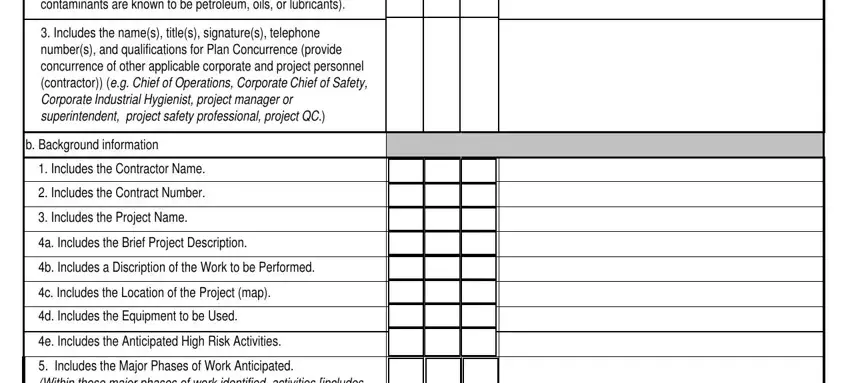 Stage number 2 in completing usace accident prevention plan template