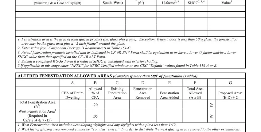 Step no. 5 for submitting cf1r prescriptive form