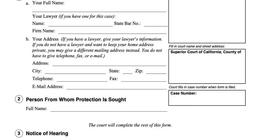Filling in part 1 of ch 109 california form