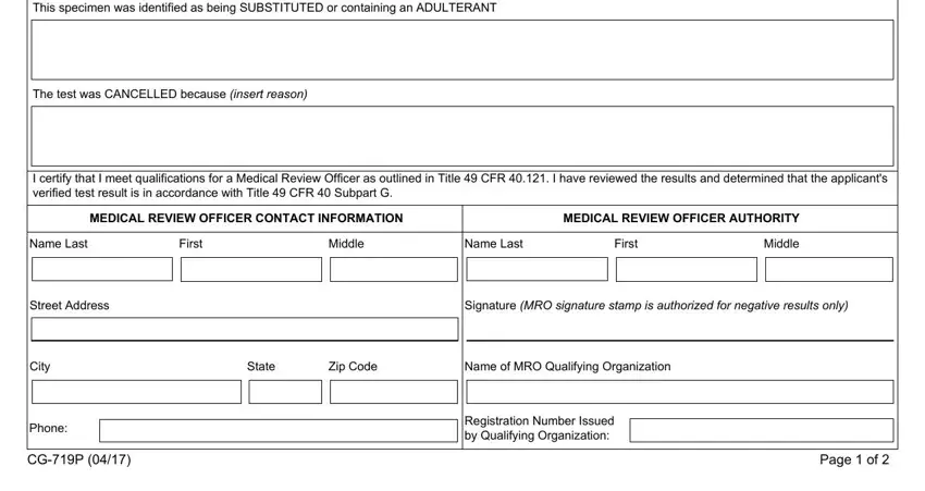 uscg cg 719p form writing process described (stage 2)