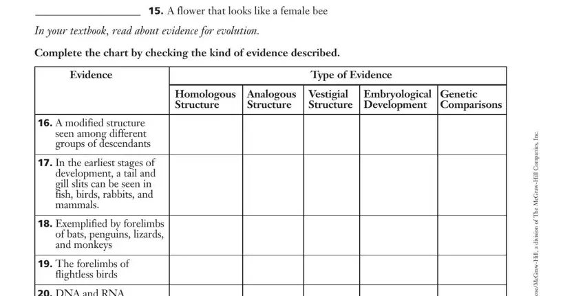 Chapter 15 Theory of Evolution Worksheet - FormsPal