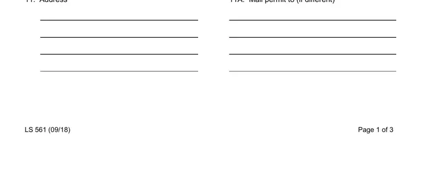 Section 2 showing mailing address and Social Security Number fields for the child performer application