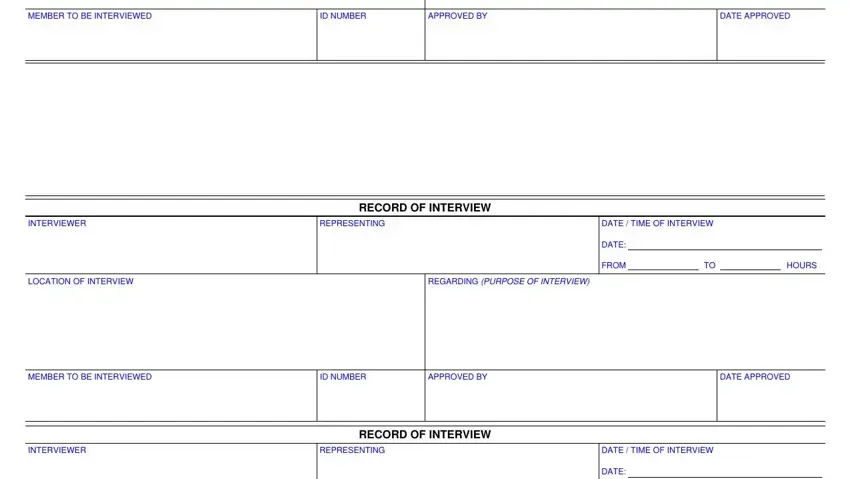 Completing section 5 of form chp 190