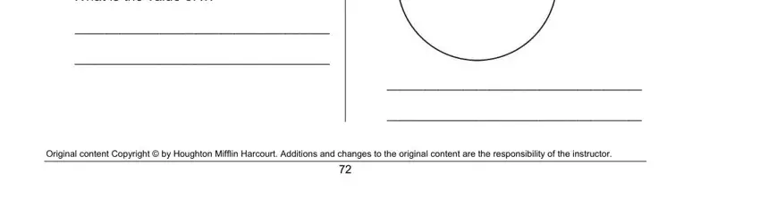 Circles module quiz form final section – last fields before submission