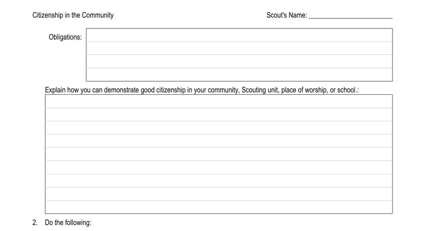 citizenship community merit badge worksheet bsa conclusion process outlined (part 3)