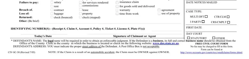 Simple tips to fill in brooklyn small claims court part 2