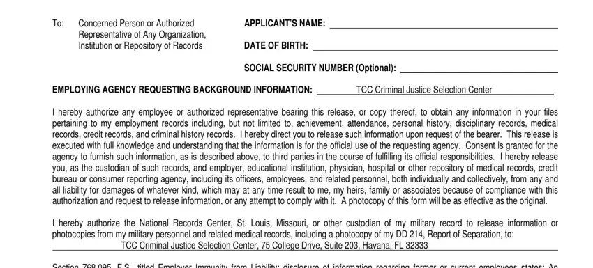 cjstc 58 form completion process clarified (stage 1)