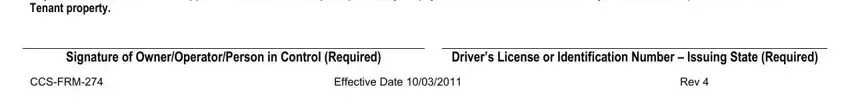 Completing section 3 of the CK Registration Form