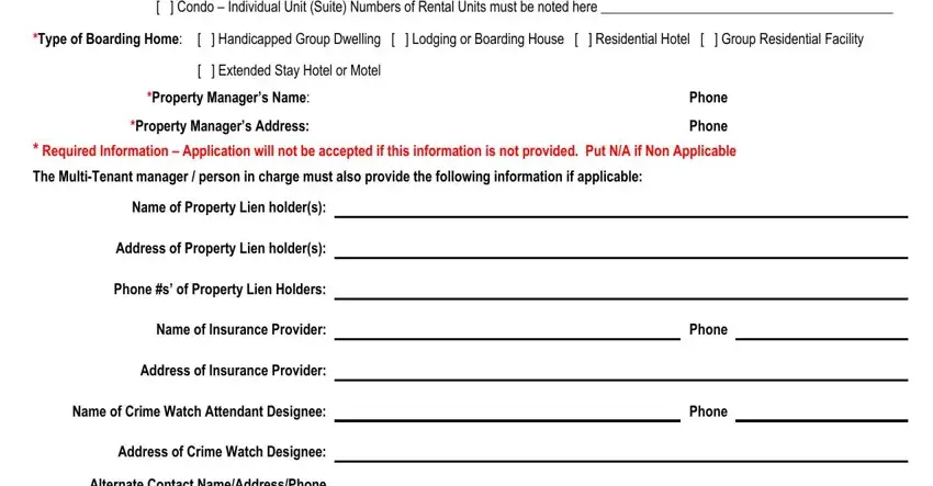 Final section of the CK Registration Form