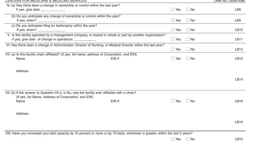 Part number 3 for completing disclosure of ownership form template