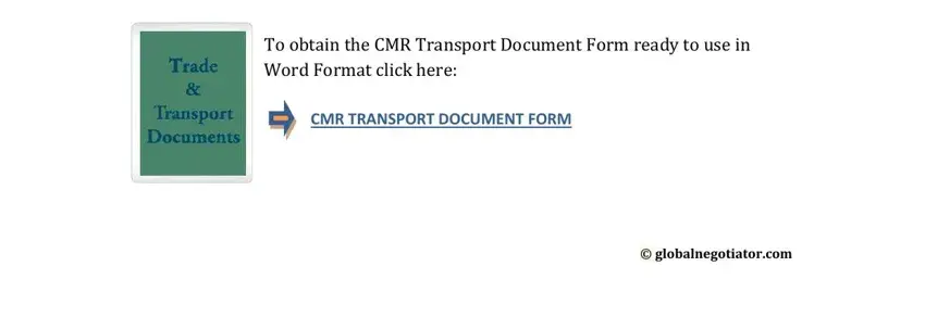 Step 5 of filling out a CMR transport note - sign and stamp