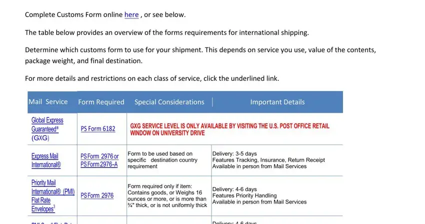 How to fill out cn22 customs declaration form part 1