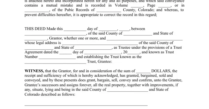 That whereas of the County of, That whereas of the County of, and That whereas of the County of inside colorado correction