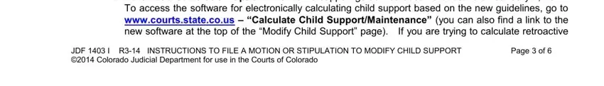 Stage # 3 in submitting co file stipulation