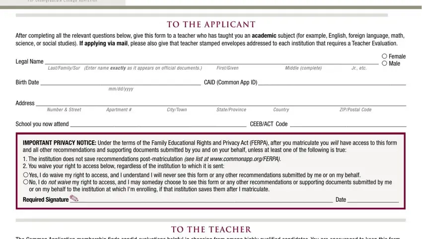 Common Application Form ≡ Fill Out Printable PDF Forms