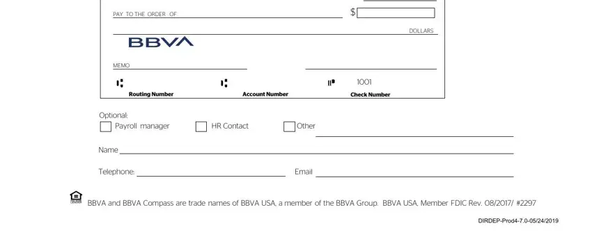How you can complete Compass Bank Online Form step 2