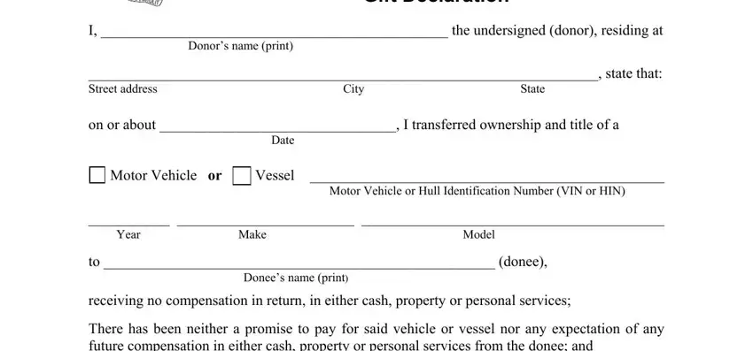 How to prepare au 463 form portion 1