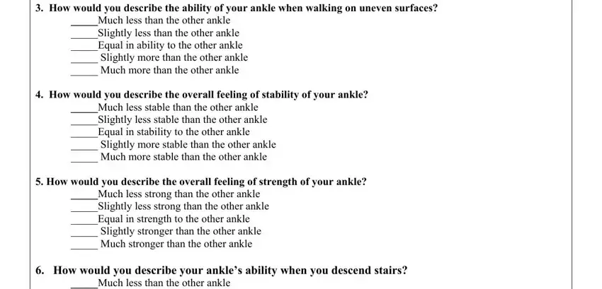 Reviewing and finalizing fields in the beauty therapy consultation form