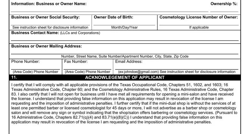 texas cosmetology salon completion process outlined (portion 3)
