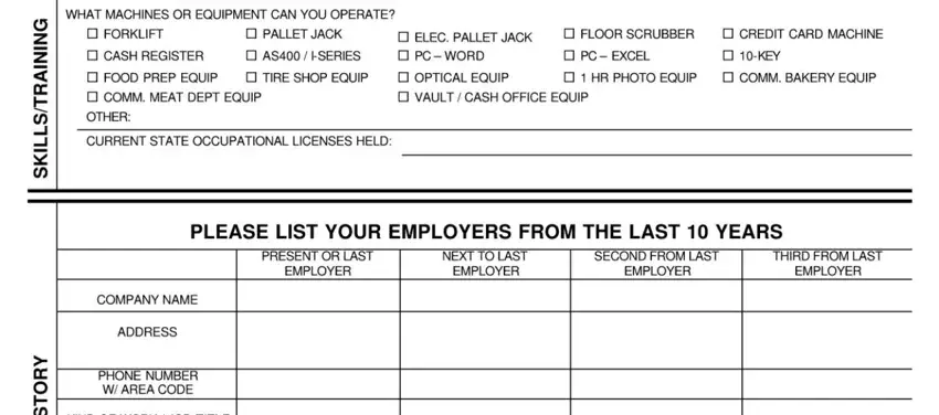 Costco job application education background and professional references section