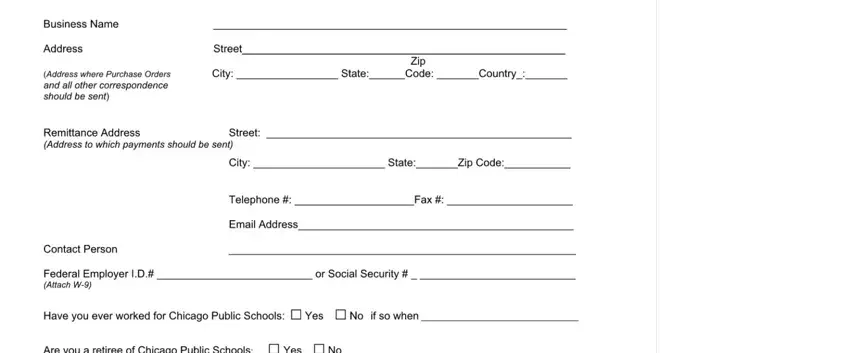 Tips on how to complete chicago public school vendor number step 1