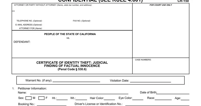 The best ways to prepare california identity innocence portion 1