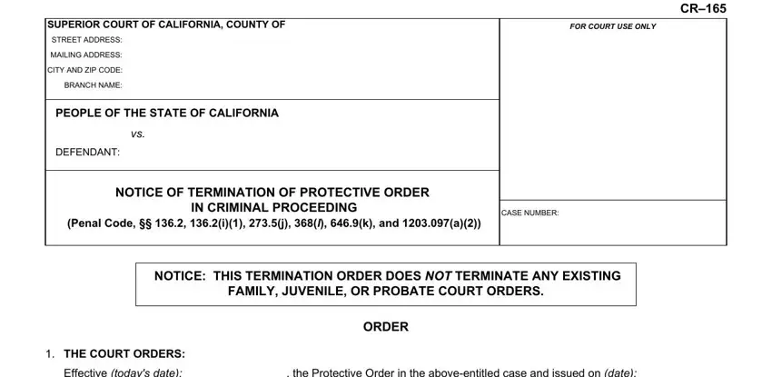 Part number 1 in submitting cr 165