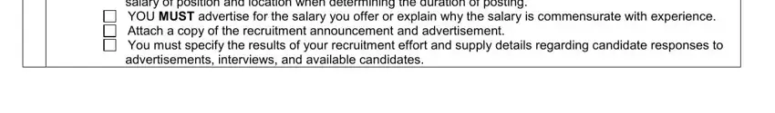 Signing the certification area on the final page of the civil service re-employment form