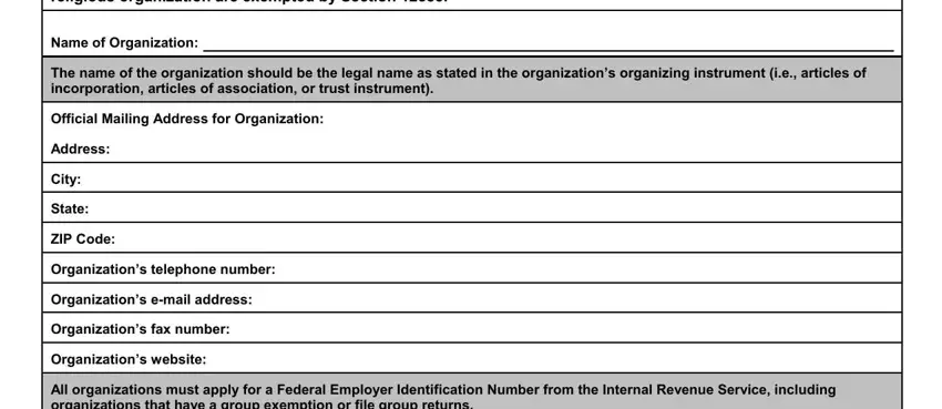 Step 1 in completing California Ct 1 Registration Form
