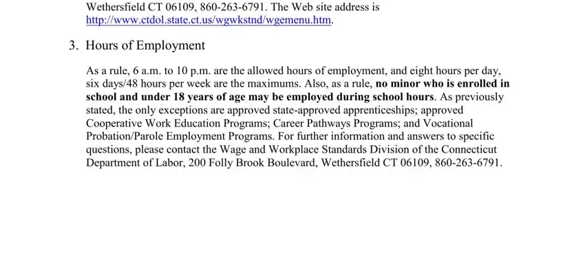 Writing part 3 in certificate of age form ed 301