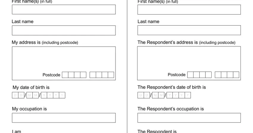 Writing part 2 of divorce papers
