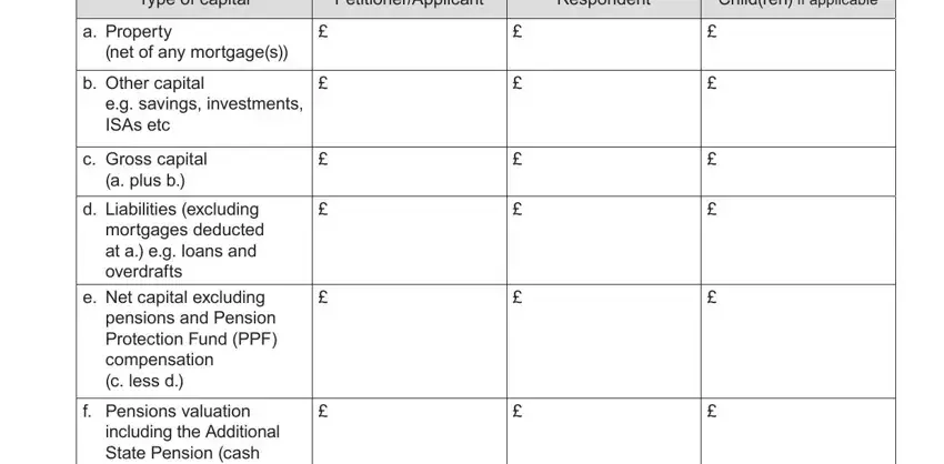 c Gross capital, a Property, and b Other capital in form d81 download