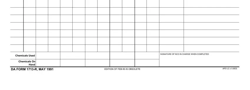 Tips to fill out da 1713 daily portion 2