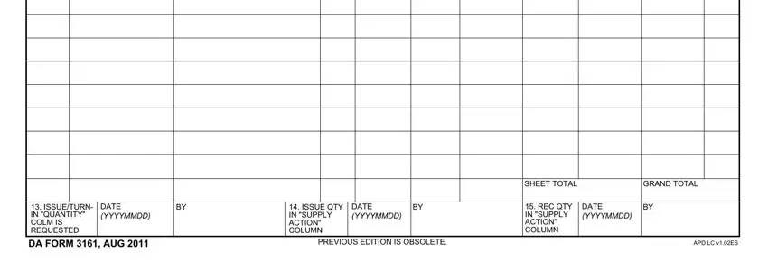 DA Form 3161 ≡ Fill Out Printable PDF Forms Online