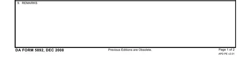 Step number 2 of filling in worksheet lra da pdf