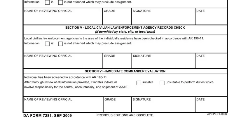 7281 form conclusion process explained (part 2)
