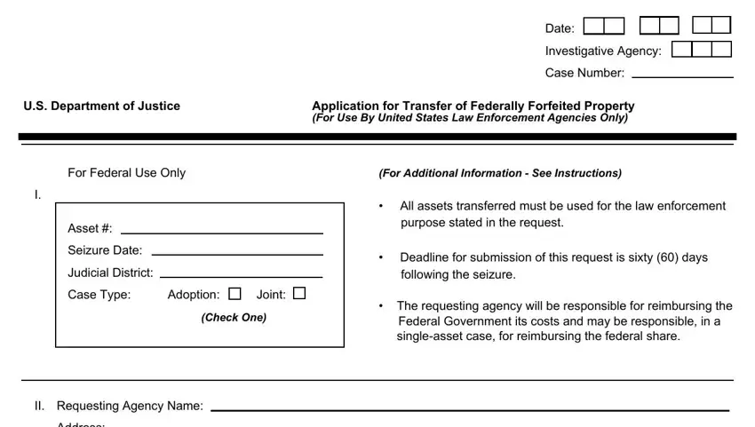 Part number 1 for filling out 1993
