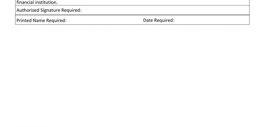 Authorization and certification fields