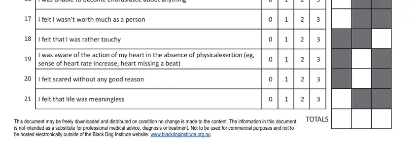 Part # 3 in completing dass 21 pdf black dog