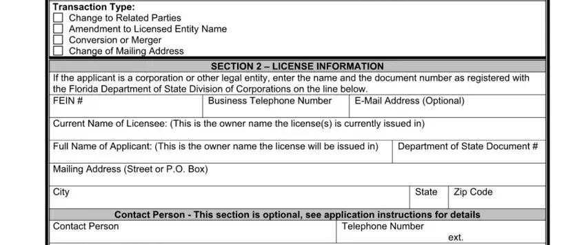 How to complete the DBPR ABT change of officer application step 1