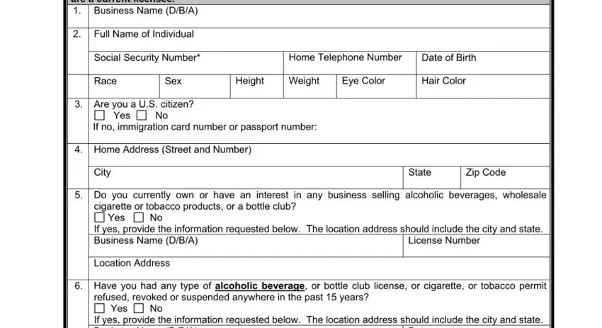 Completing the ABT application officer section 3