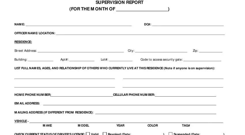 Step no. 1 in filling out Dc3 2026 Form