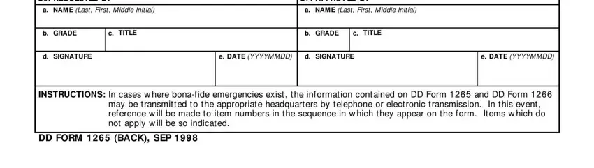 Dd Form 1265 ≡ Fill Out Printable PDF Forms Online
