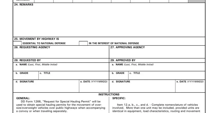 How you can prepare dd form 1266 part 5
