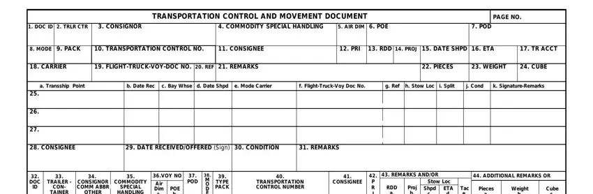 dd 1384 instructions writing process explained (step 1)