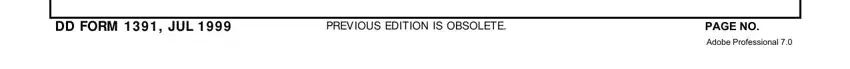 DD Form 1391 footer with page number and edition fields