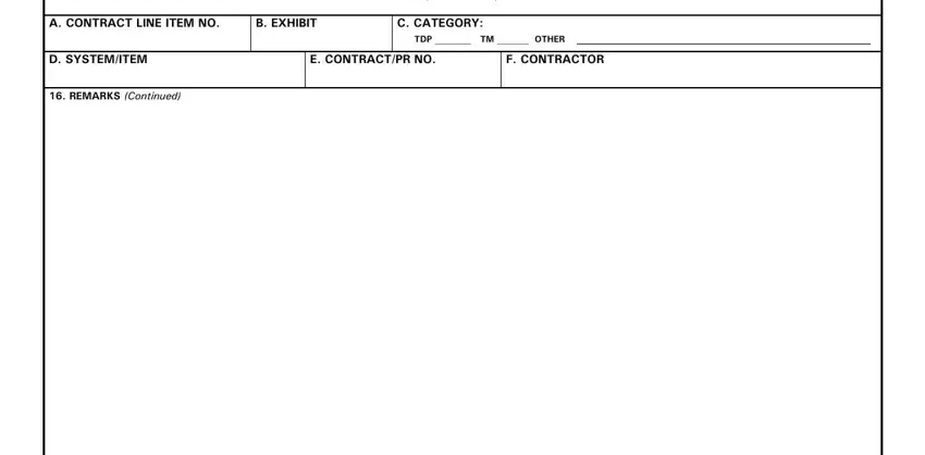 Step # 4 for completing dd form 1423