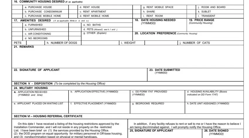 Tips to fill in af form dd 1746 part 2