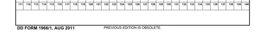 Previous edition stamp and form identifier on the processing document