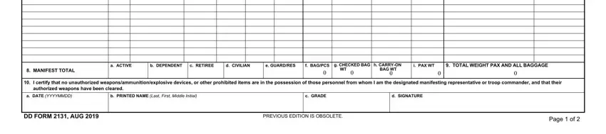 Dd Form 2131 ≡ Fill Out Printable PDF Forms Online